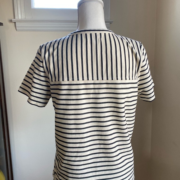Madewell nautical stripped rope Tee Medium - Coastal grandmother - sailor vibe - Picture 12 of 12